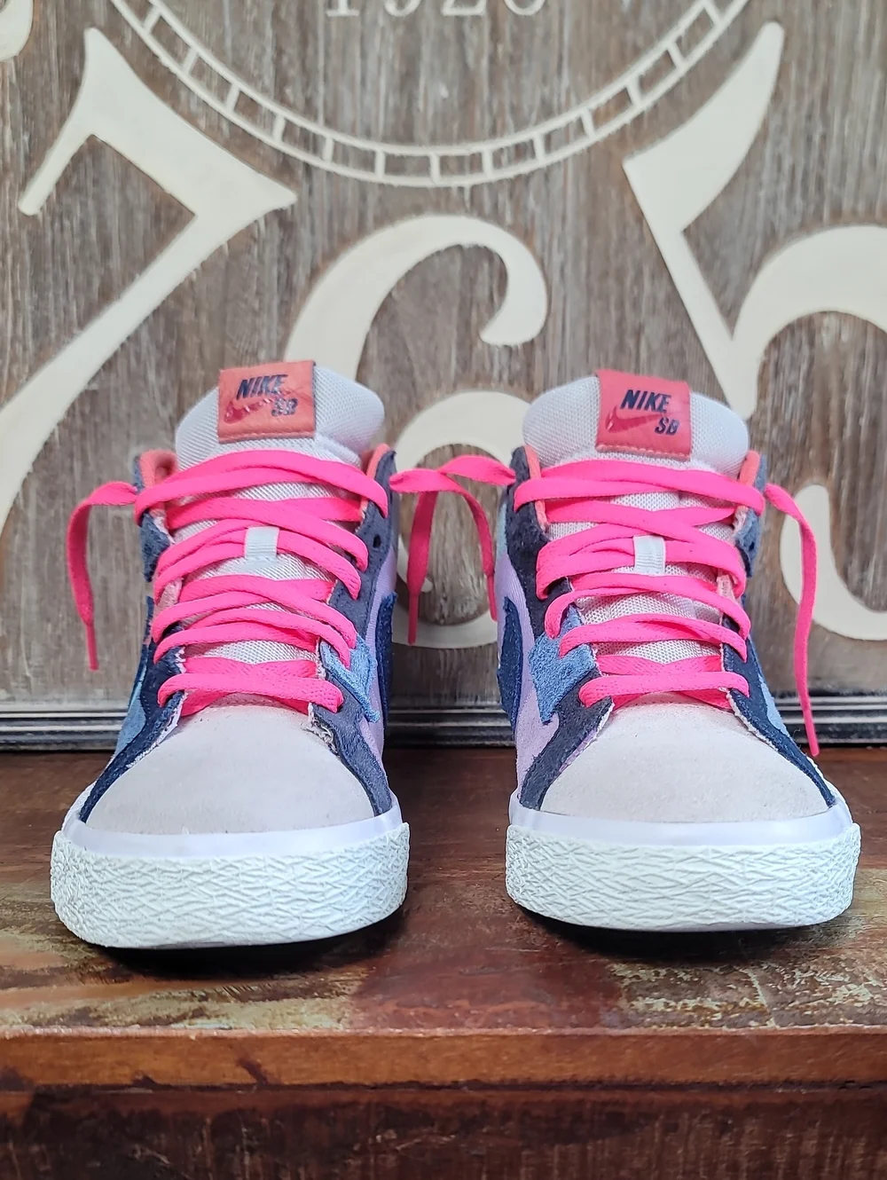 Nike Zoom Blazer Mid Premium SB 'Mosaic Pack-Multi' Wmns 9.5 Great Condition